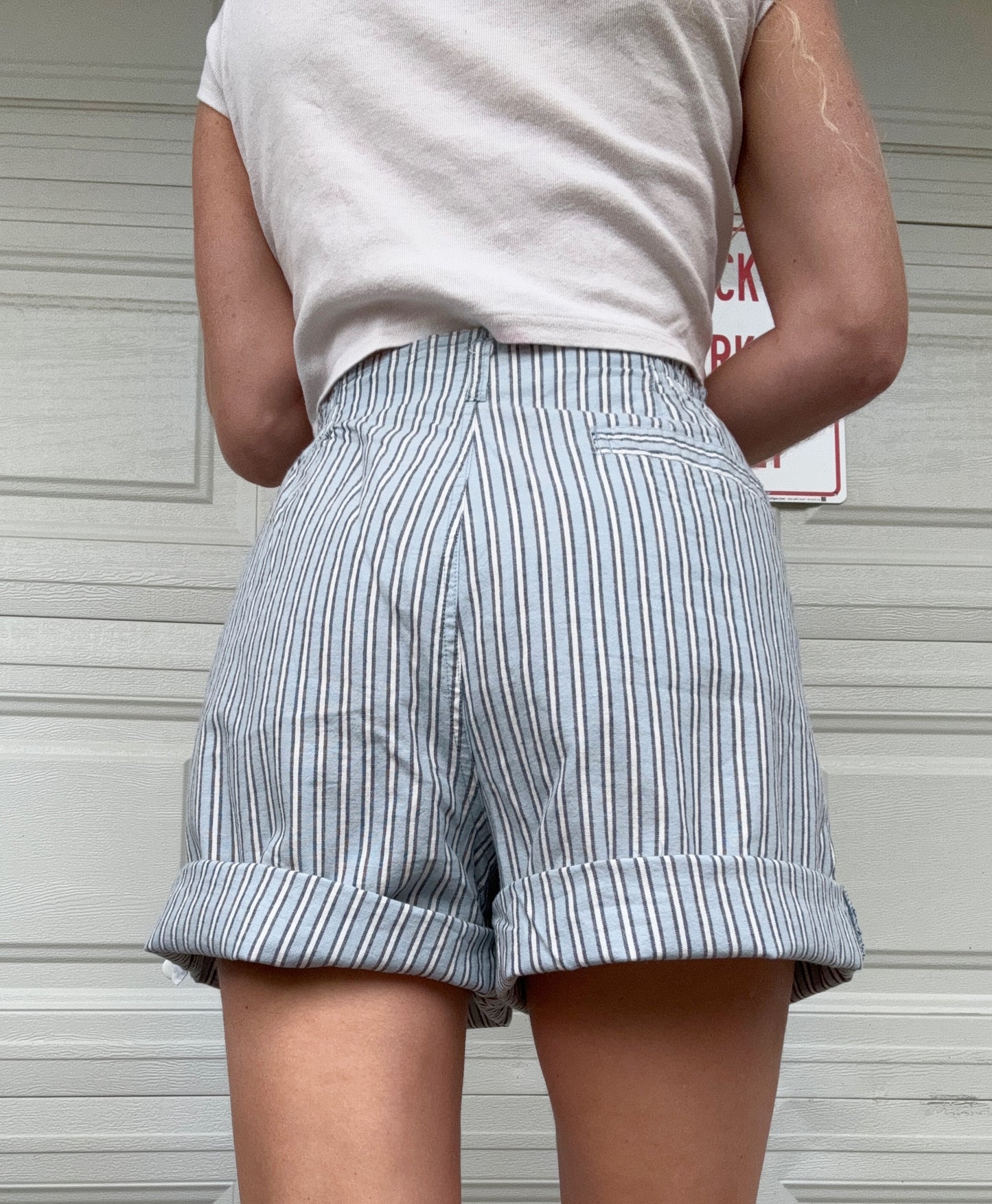 Vintage Pinstripe Shorties
