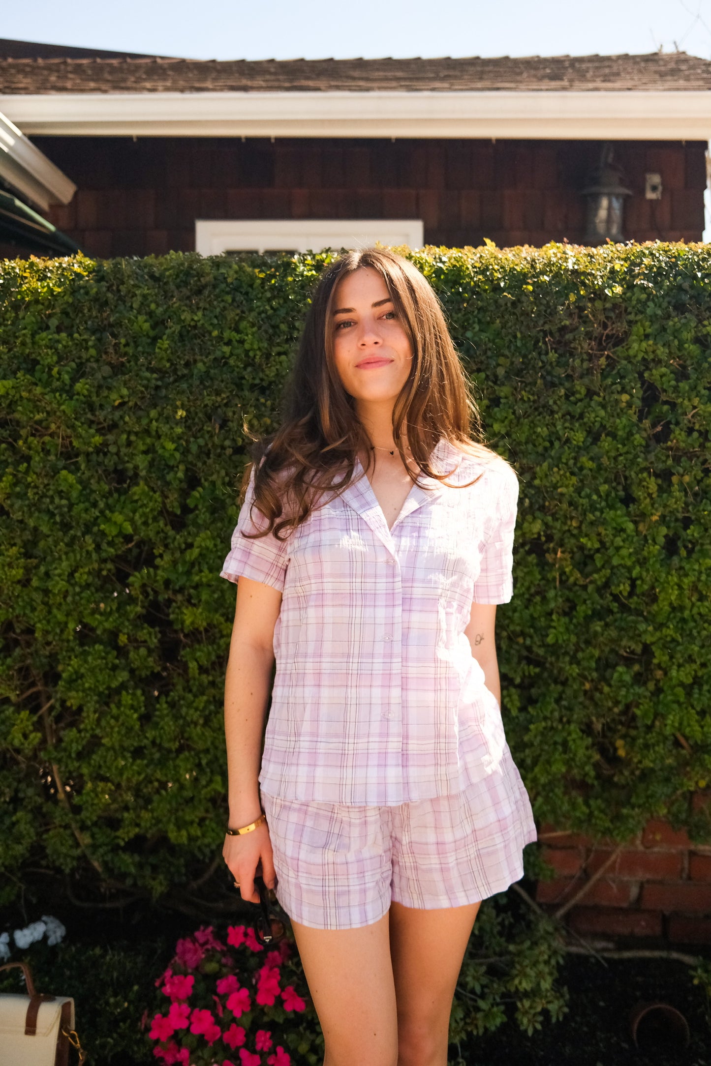 Hawaii Short - Violet plaid