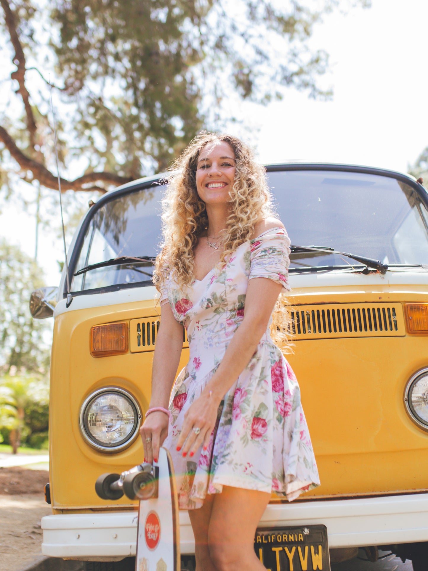 Vintage Floral Mini Dress