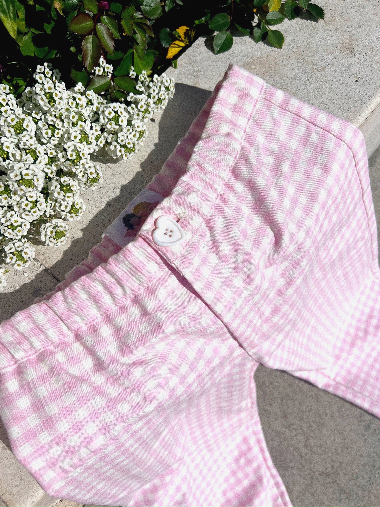 Skater Pant - Pink Gingham