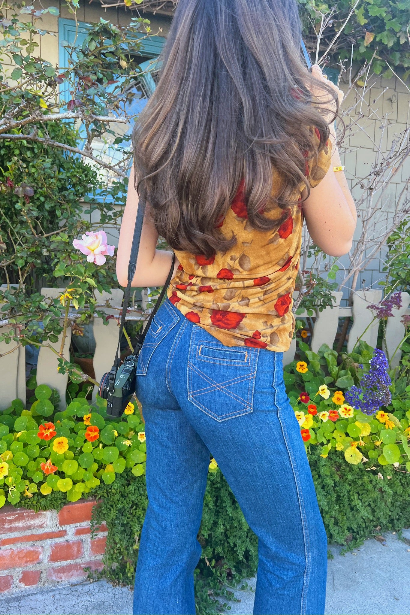 1970's High Waisted Bell Bottoms