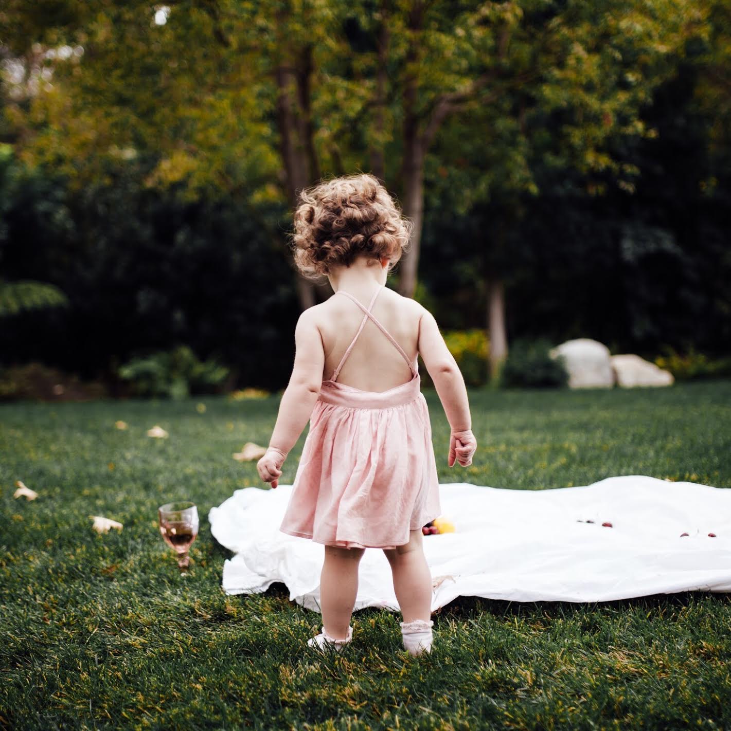 Baby Dandelion Dress - Petal