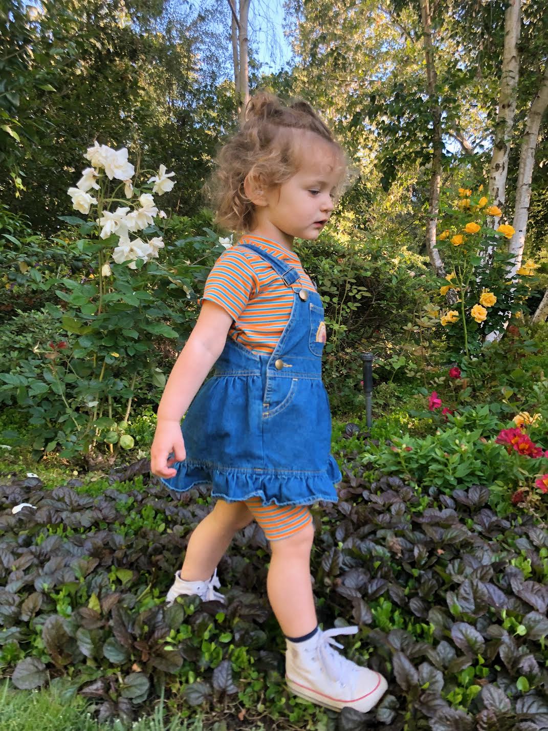 Baby Pocket Tee - Orange Crush