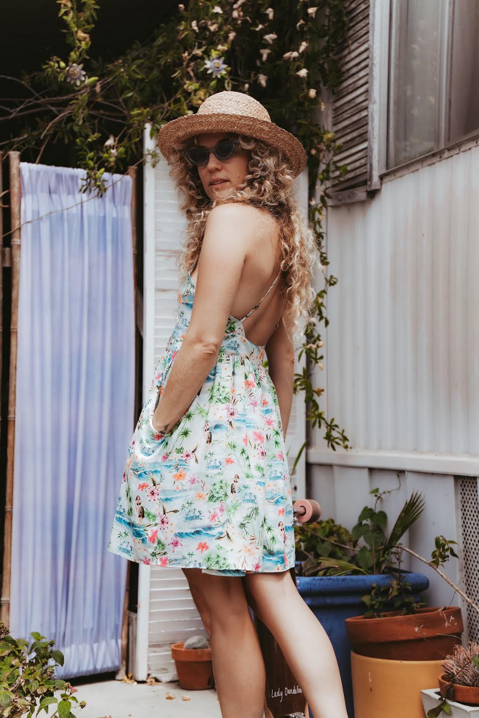 Dandelion Short Dress - Aloha