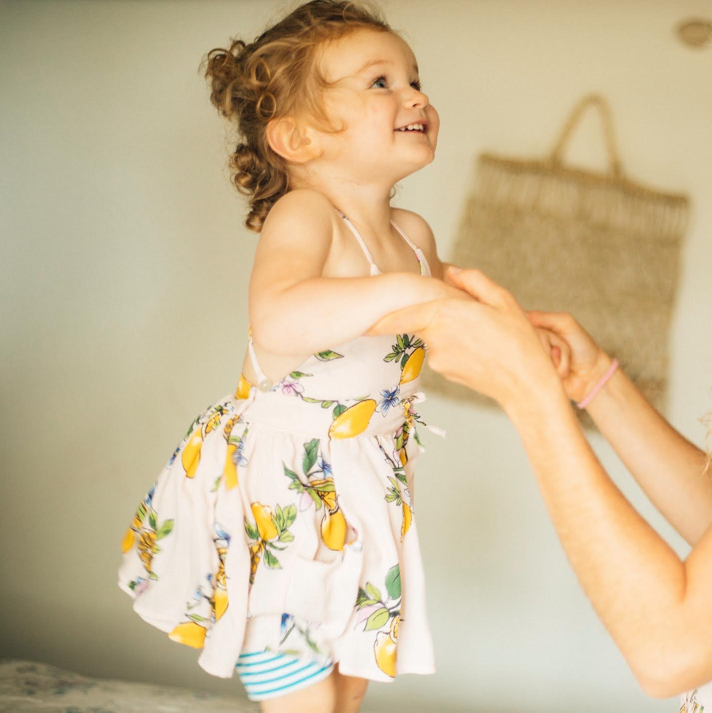 Baby Dandelion Dress - Pink Lemonade