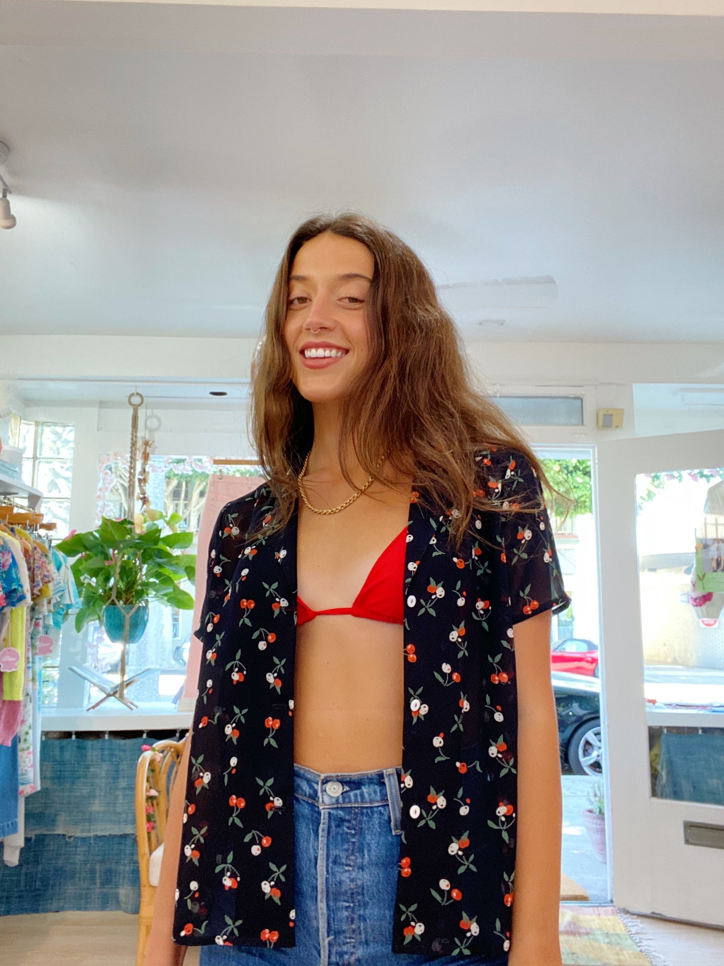 Camp Shirt - Black Cherry