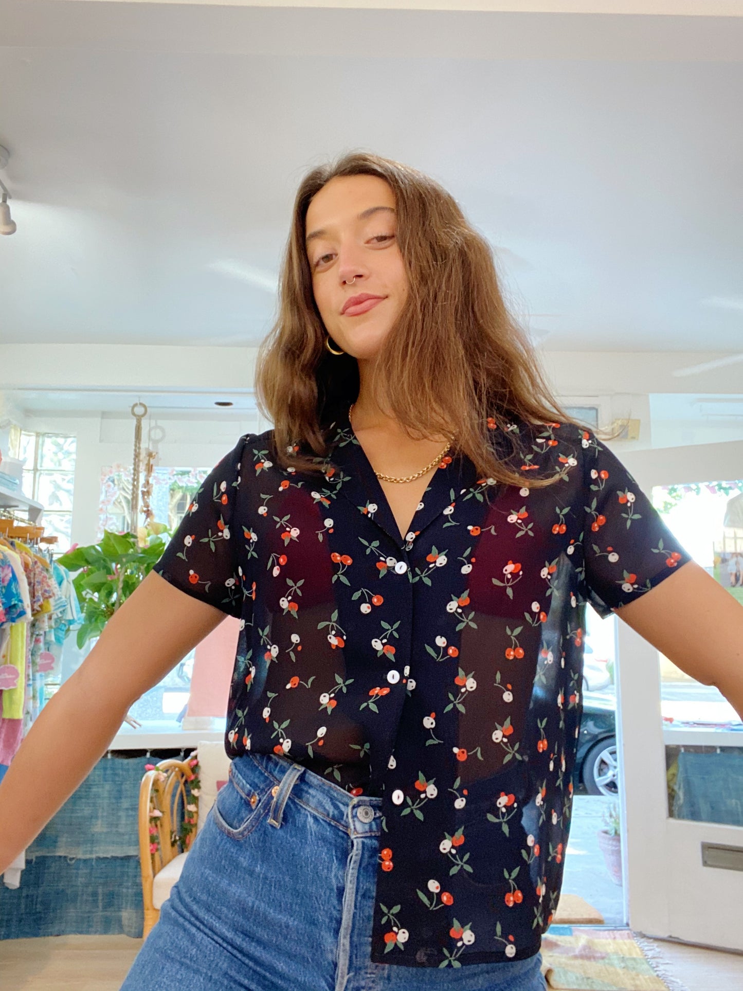 Camp Shirt - Black Cherry