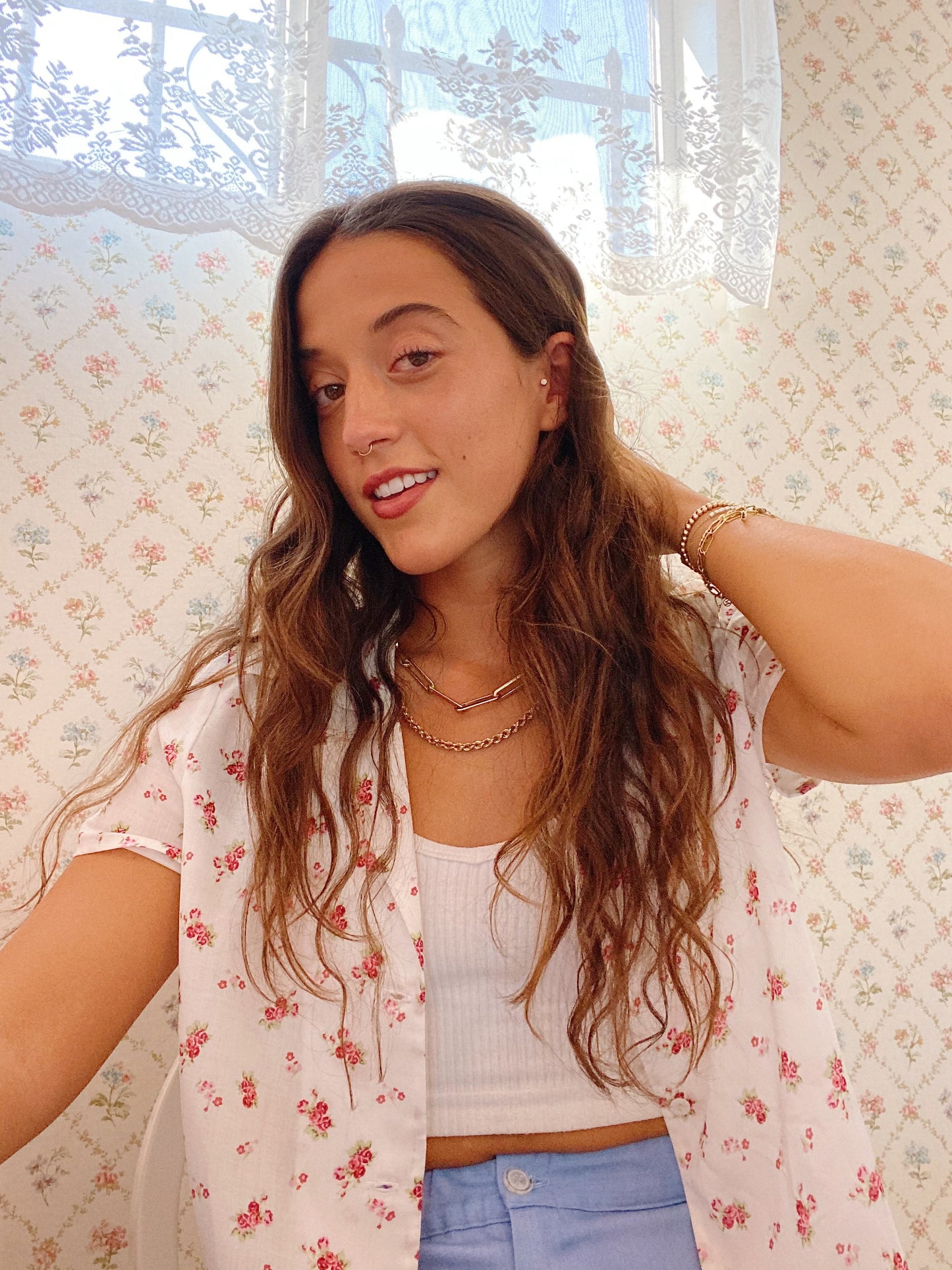 Camp Shirt - Ditsy Floral