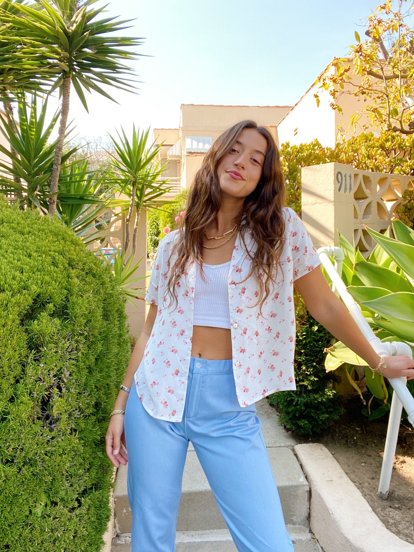 Camp Shirt - Ditsy Floral