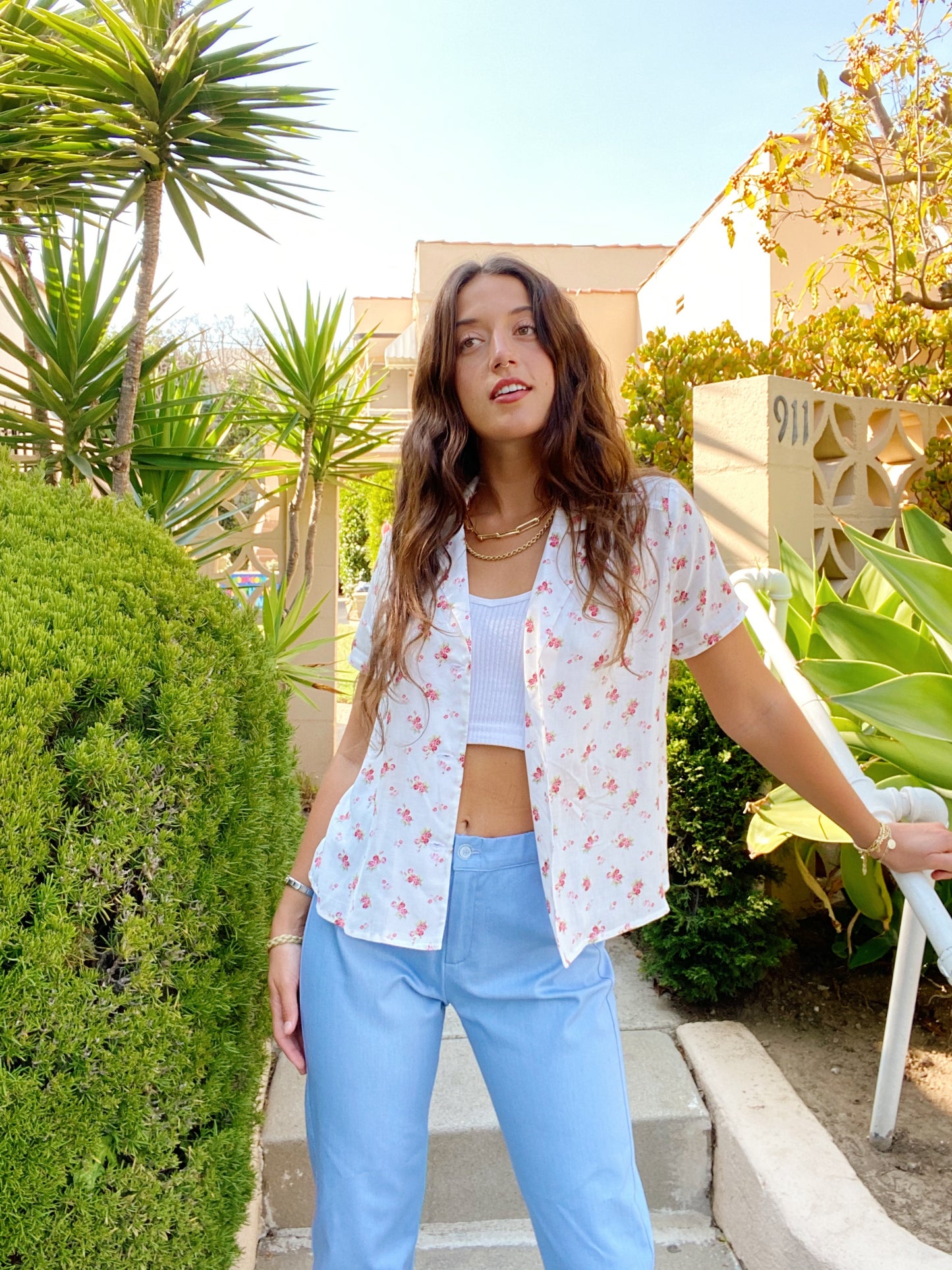 Camp Shirt - Ditsy Floral