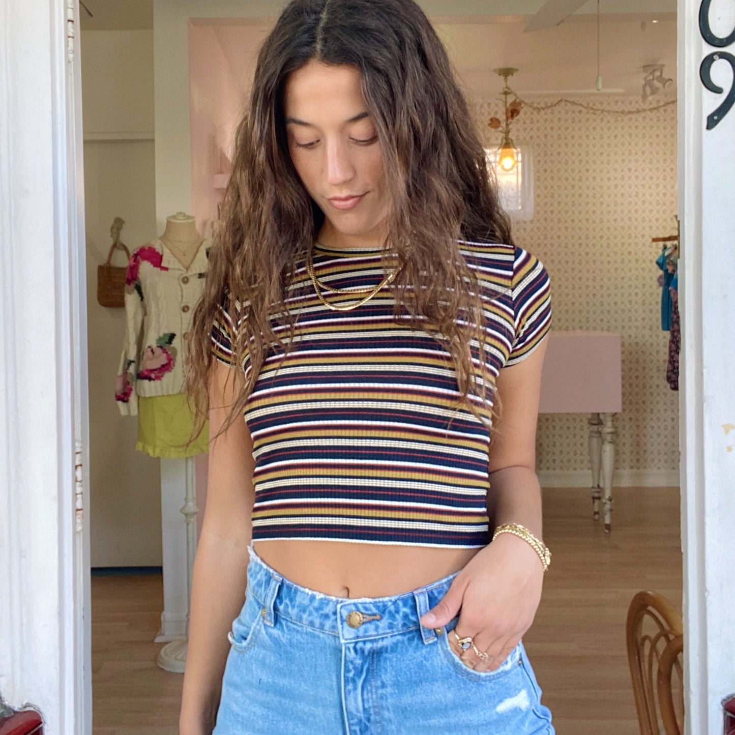 Baby Tee - Marlboro Stripe