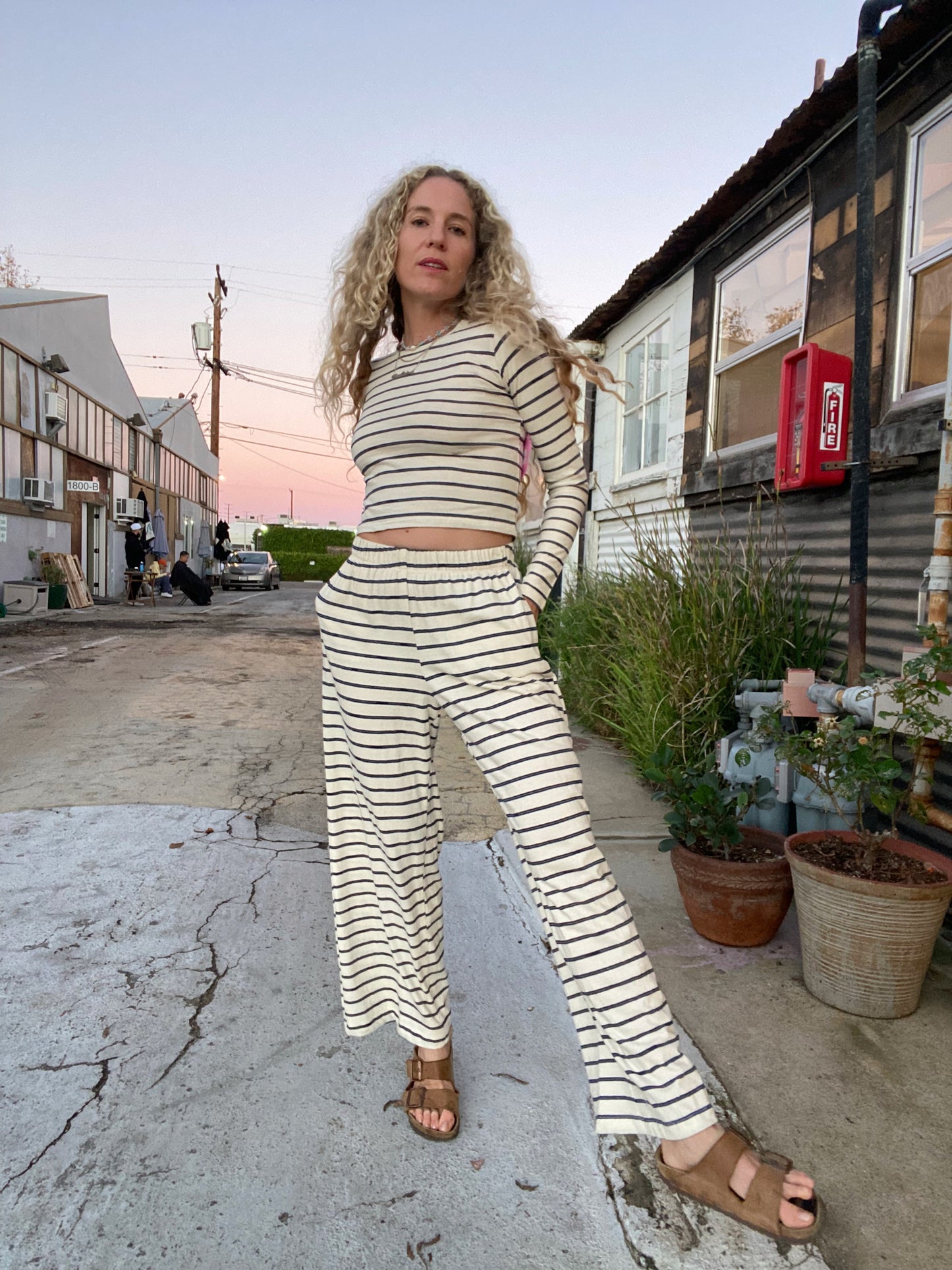 Hawaii Pant - Naval Stripe