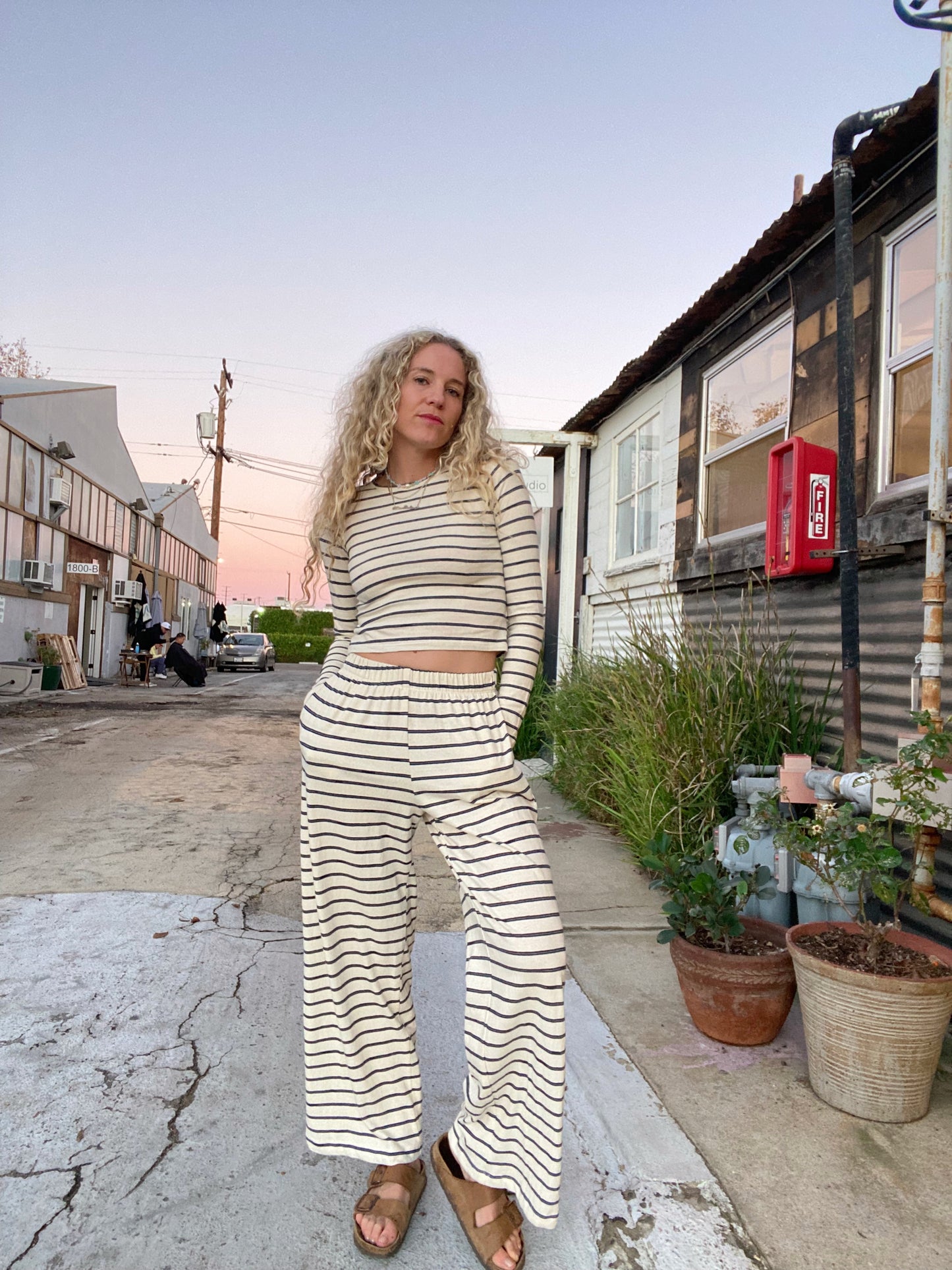 Hawaii Pant - Naval Stripe