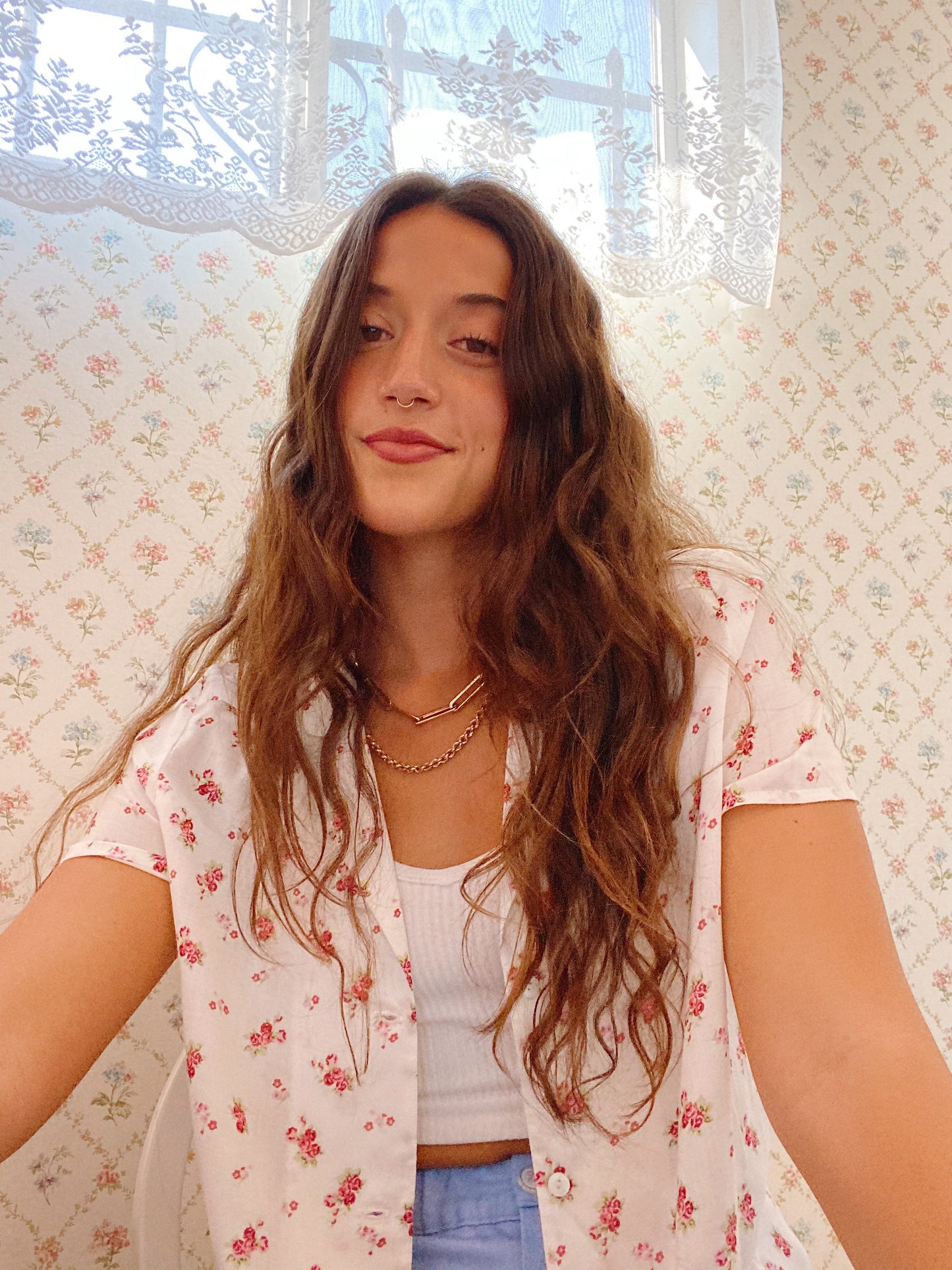 Camp Shirt - Ditsy Floral