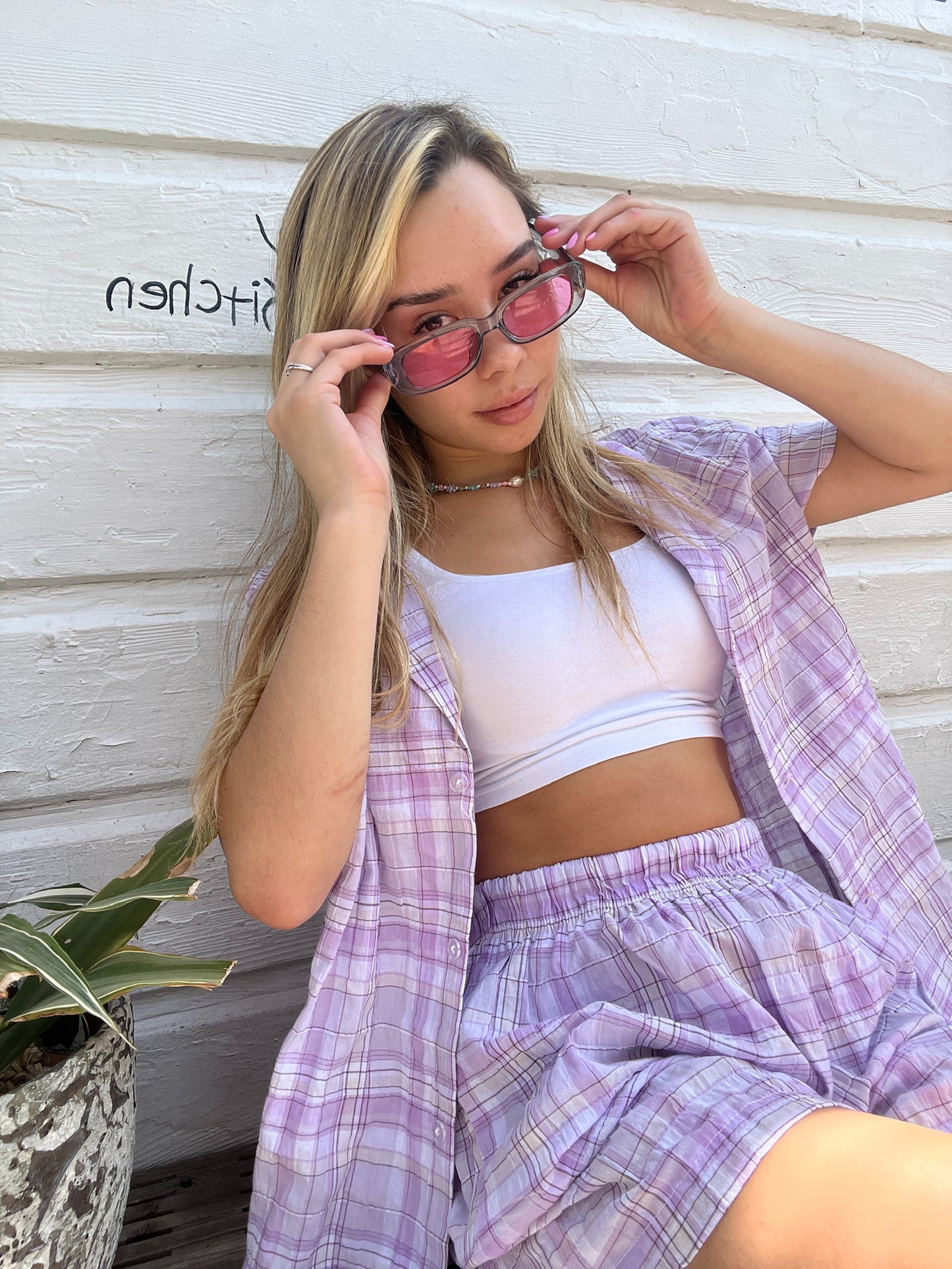 Sunnies - Pink and Gray