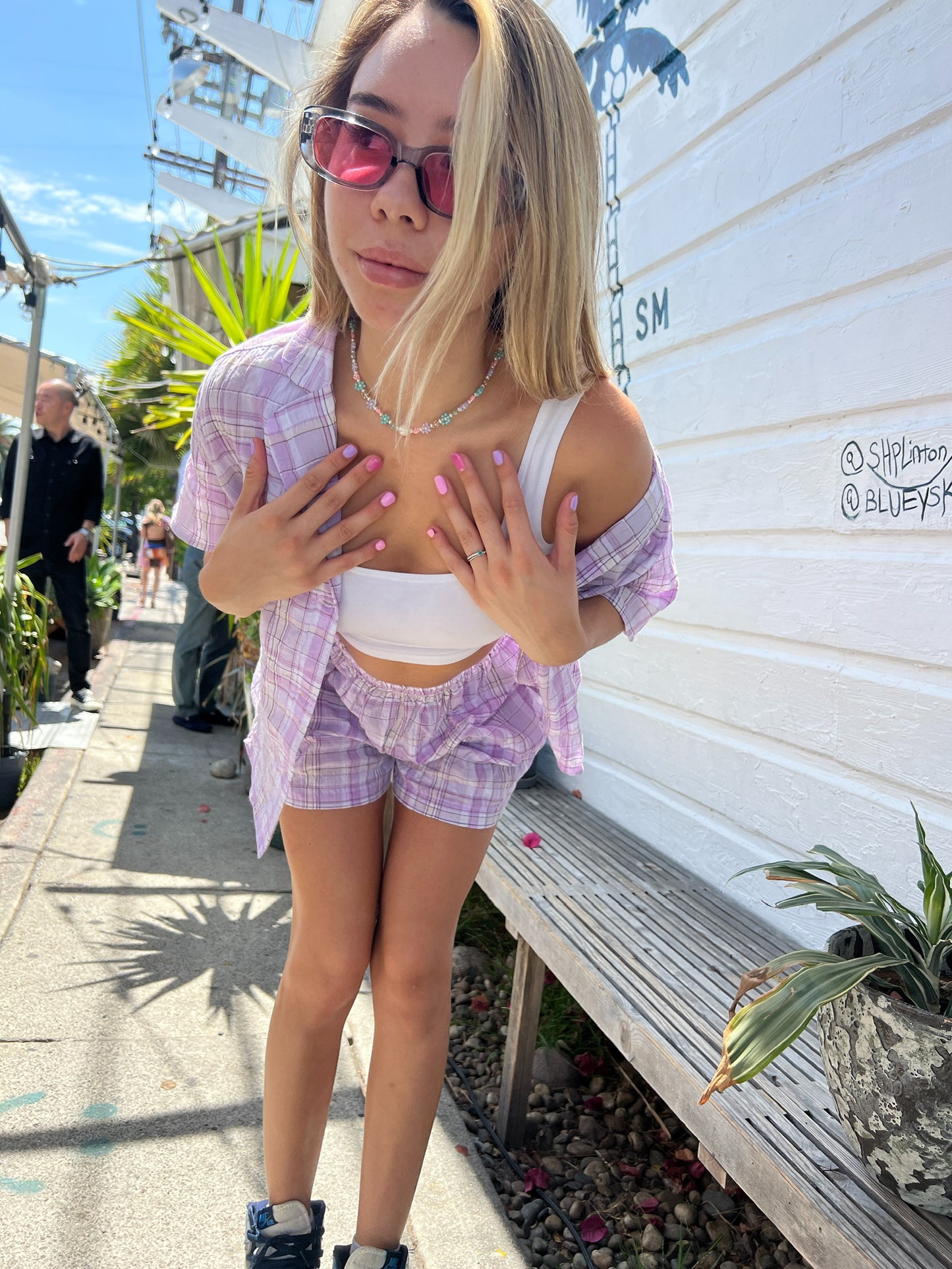 Sunnies - Pink and Gray