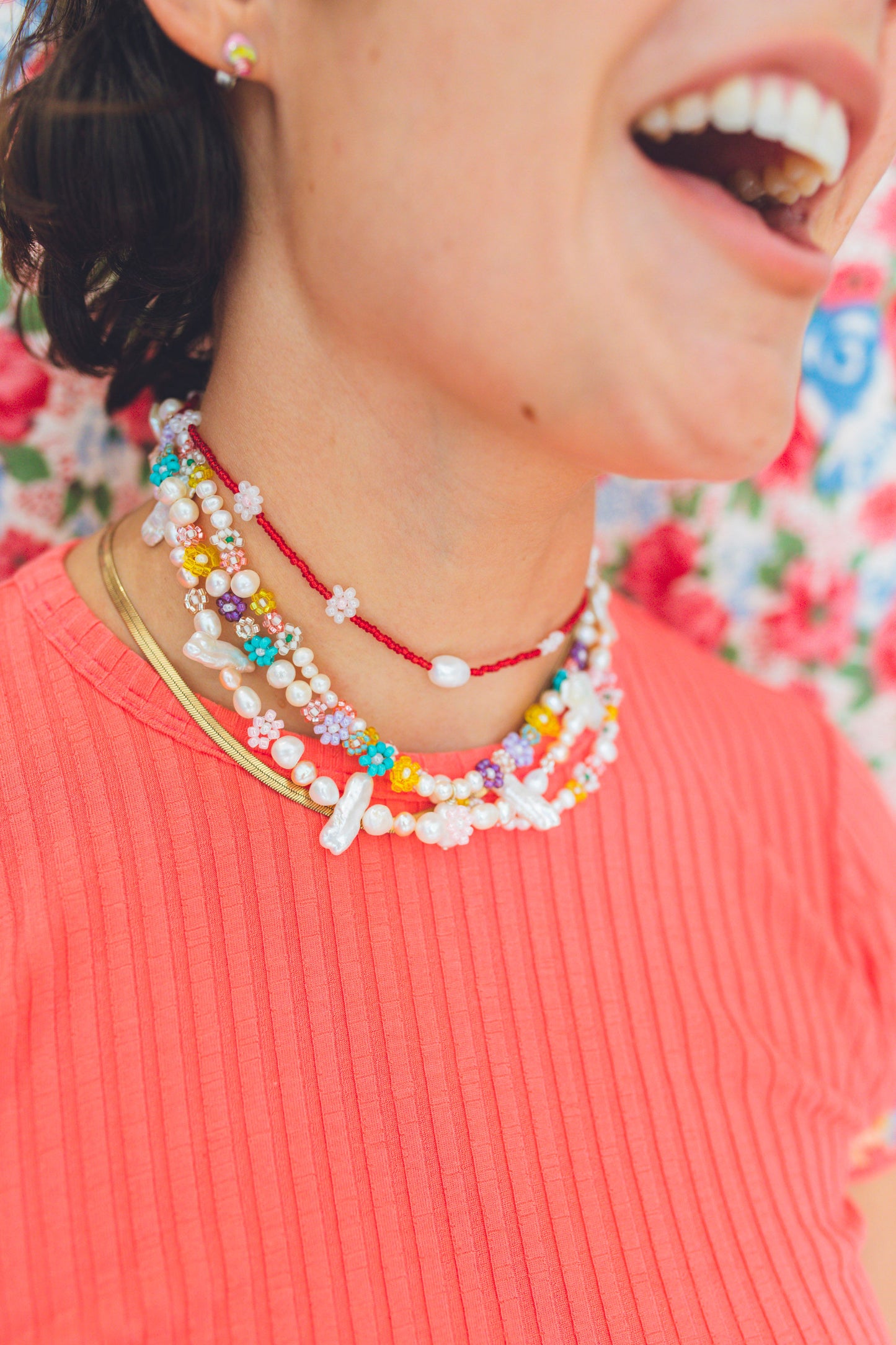 Pink Lemonade Necklace