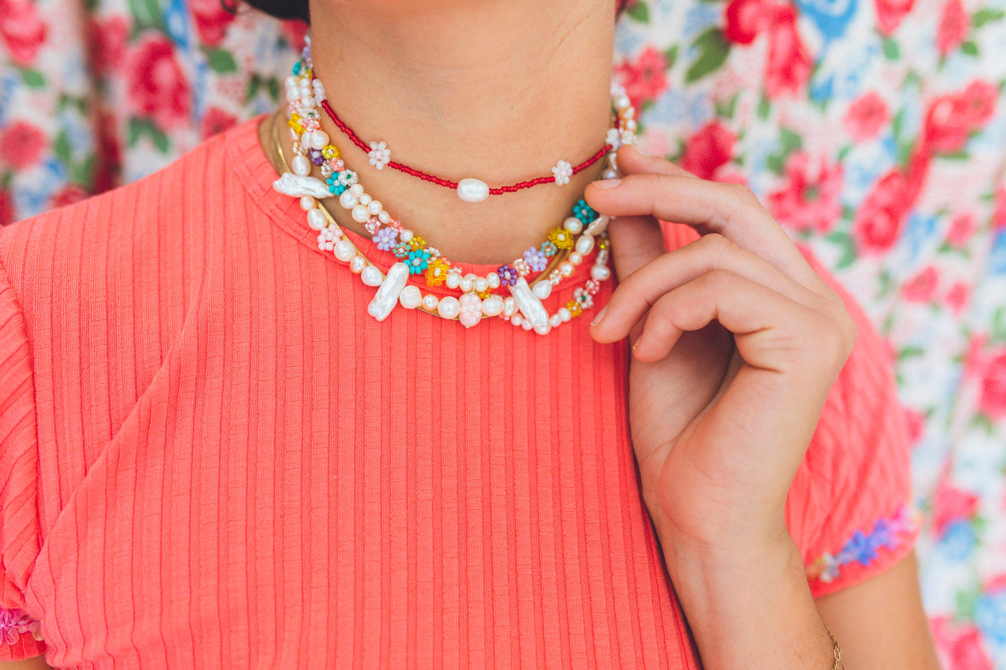 Pink Lemonade Necklace