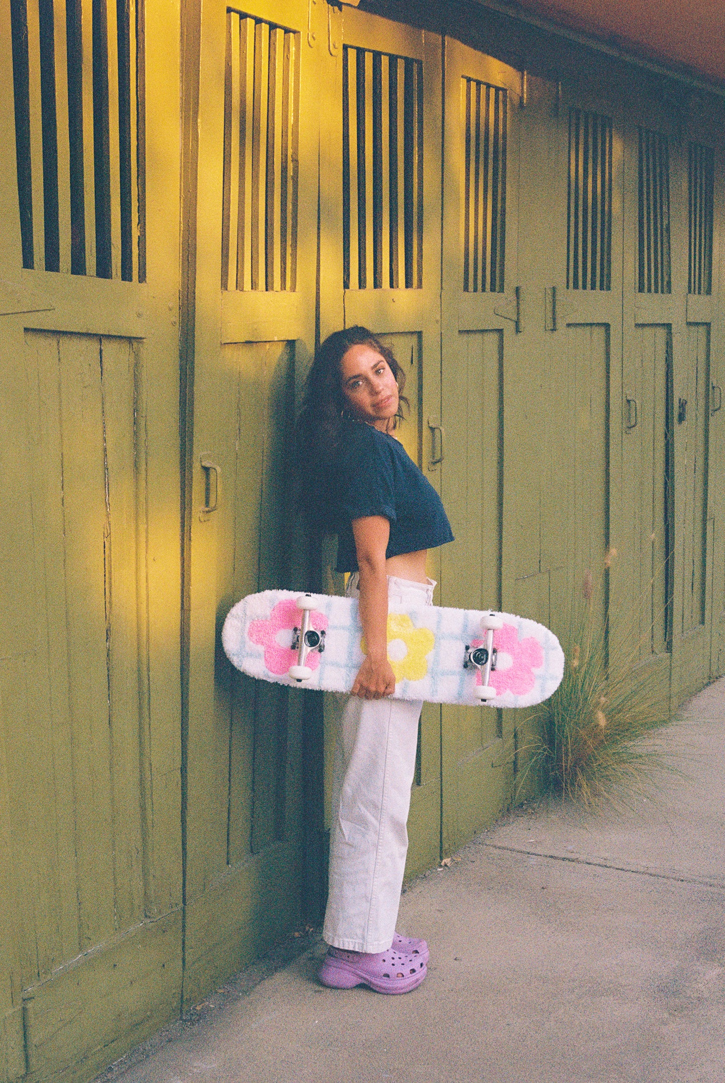 Hand Tufted Skateboard