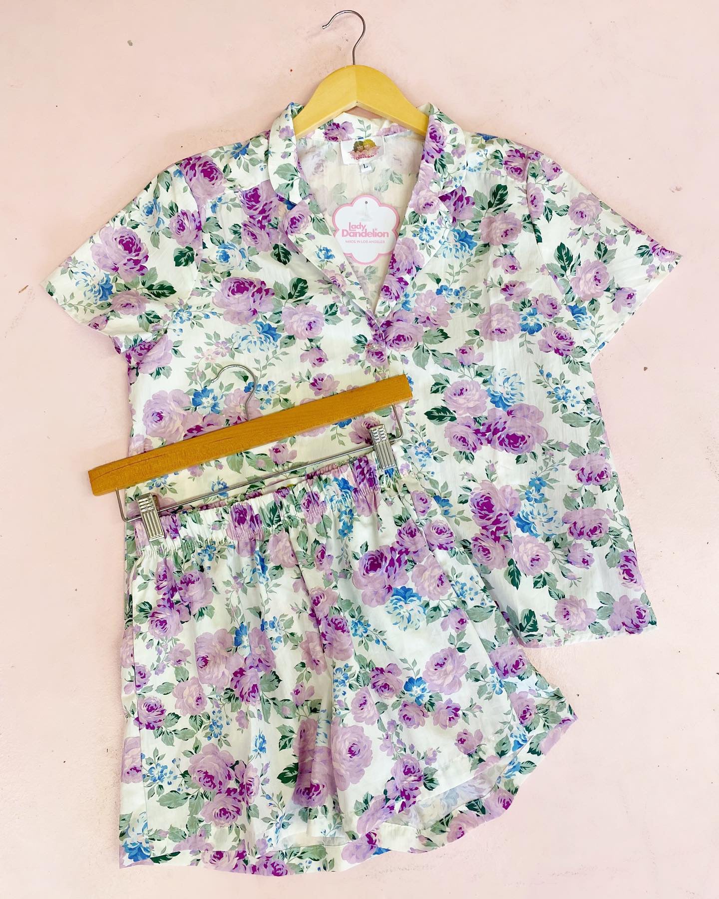 Camp Shirt - Shabby Chic Floral